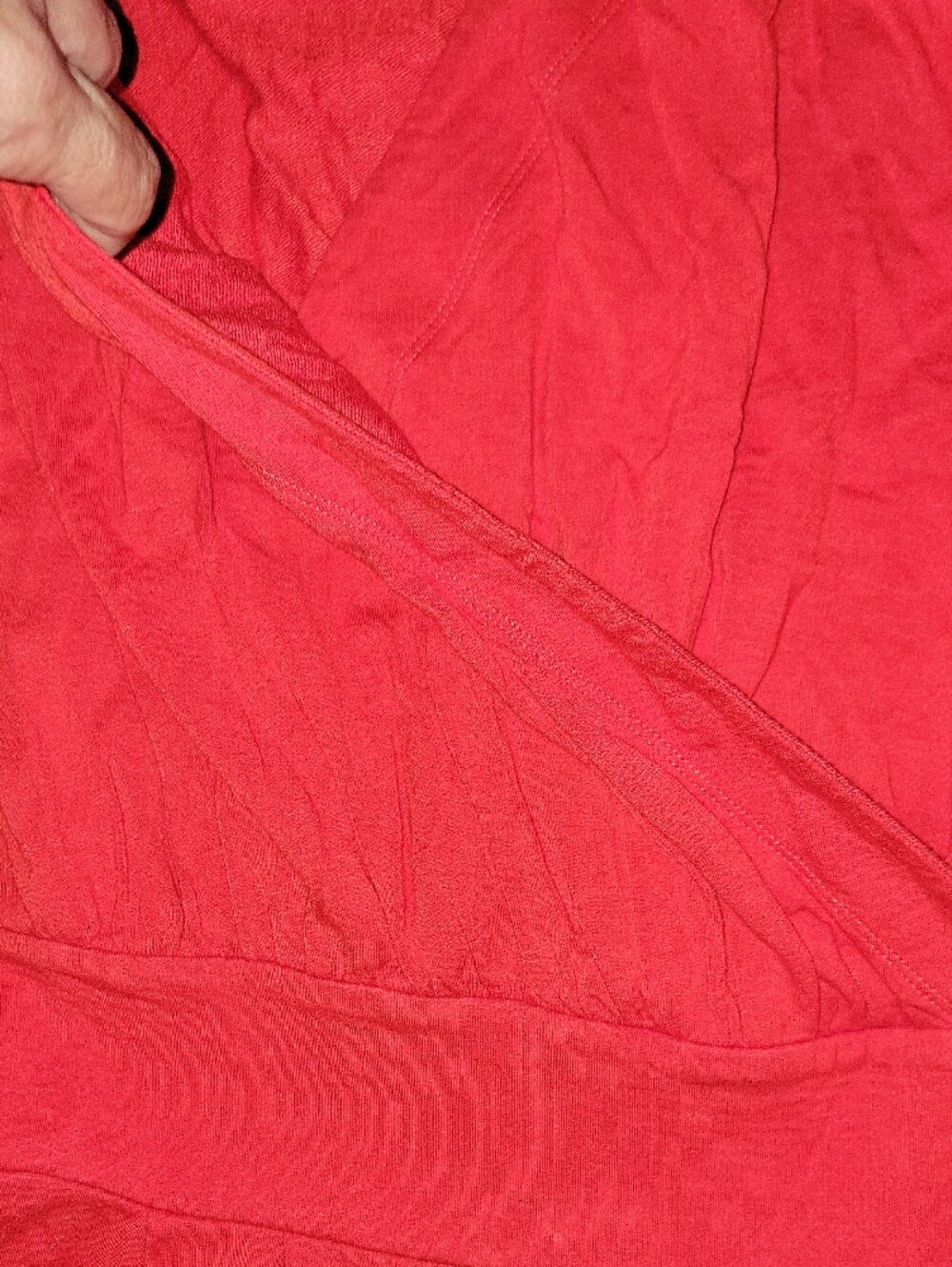 CAbi Bright Red Halter Wide-Leg Jumpsuit - Picture 4 of 9